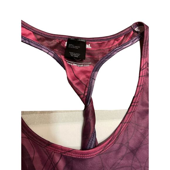 Desigual Pink and Purple Women's Blouse - Picture 4 of 4